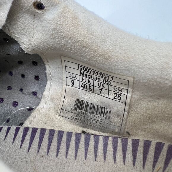 Brooks Womens 9 Track & Field Running Shoes Purple Mach 12 Spikes 1200761B511 - Picture 11 of 13